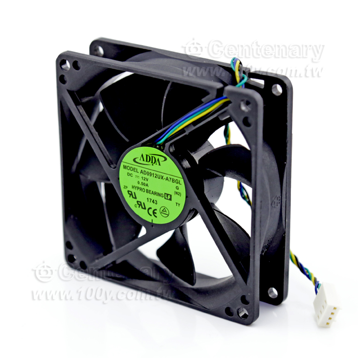 溫控 9CM靜音風扇 12V 0.50A 92 x 92 x 25mm - 96251 產品圖片