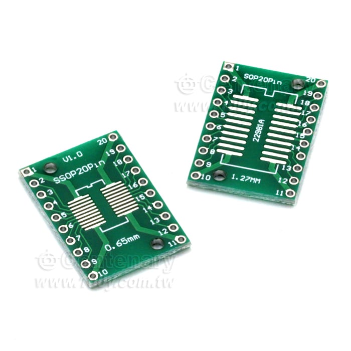 SOP20-1.27mm /SSOP20-0.65mm  to DIP-2.54mm)