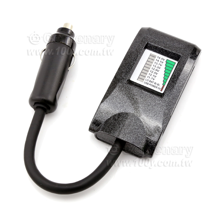 LED Power Indicator 、HC-Car Charger 2in1