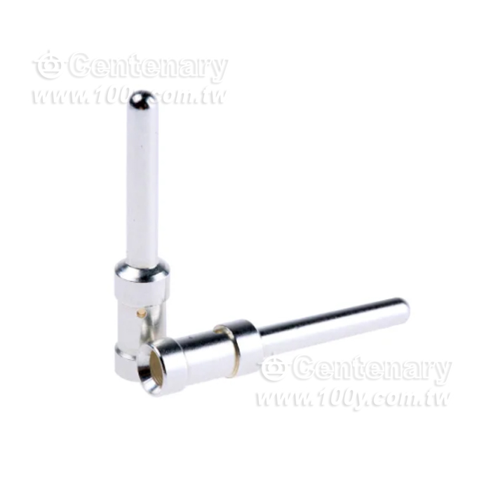 HAN E MALE AWG 12 SILVER PLATED CRIMP