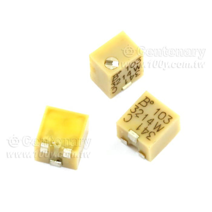 微調可變電阻 20Kohm ±10% 1/4W