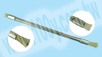 工業清潔刷 馬鬃刷頭 不銹鋼柄