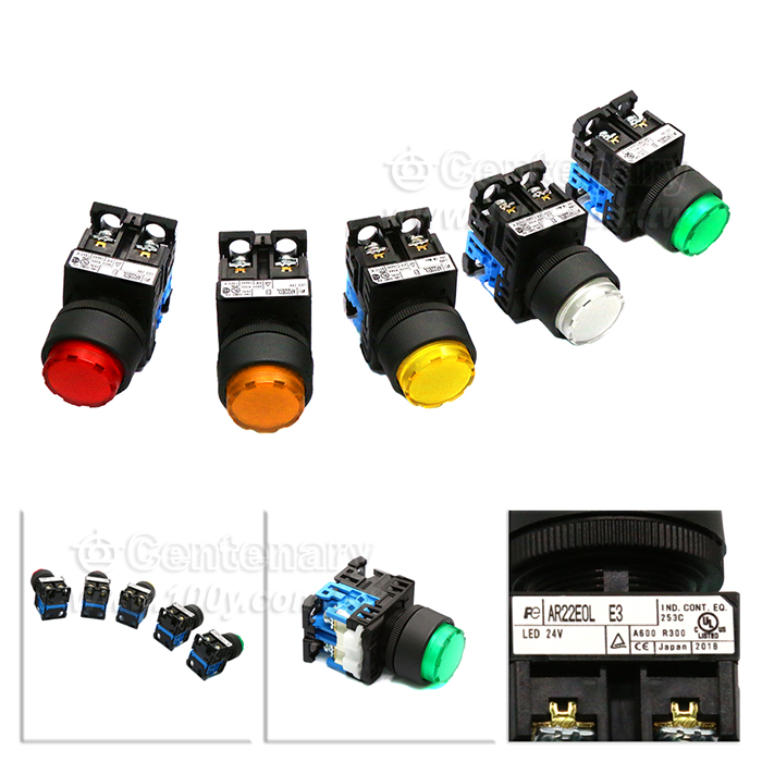 Fuji Electric_Illuminated Pushbutton switches (Extended Round Head) - 148984 Product Image
