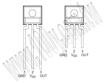TAOS_Infrafed Light-To-Voltage Optical Sensor - 96869 Product Image