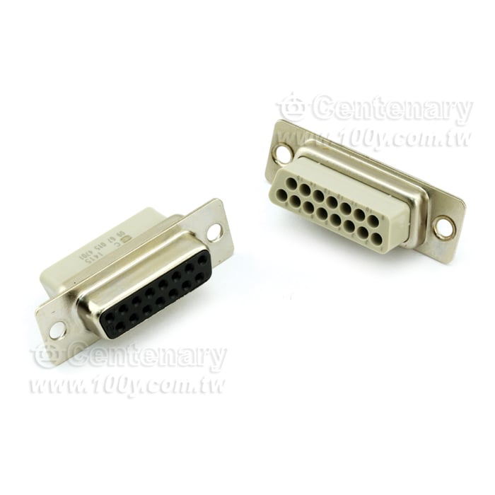 15P FEMALE CRIMP NO CONTACTS