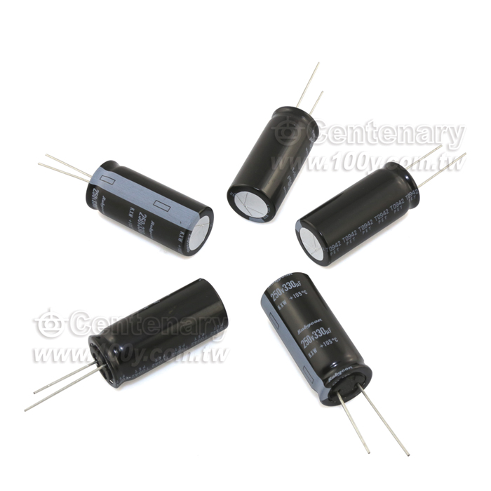 Rubycon_330uF/250V Aluminum Electrolytic Capacitor - 100285 Product Image