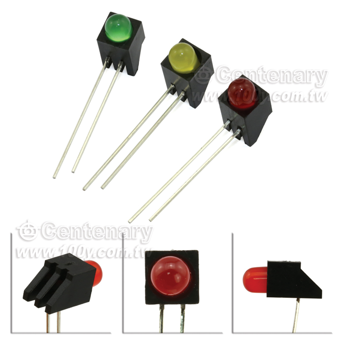 綠ψ5mm單LED加套子【無鉛】 - 8215 產品圖片