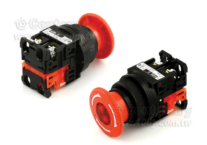 Fuji Electric_紅箭頭旋轉復歸式按鈕開關 - 98810 產品圖片