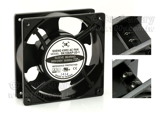 200~240VAC  4.5" 插品合銅風扇