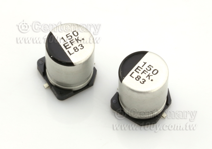 PANASONIC_150uF/25V  SMD Aluminium Electrolytic Capacitor - 96392 Product Image