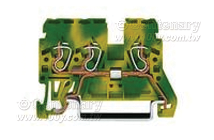 3-CONDUCTOR GROUND TERMINAL BLOCK ATTENTION CANNOT BE COMMONED - 99337 Product Image
