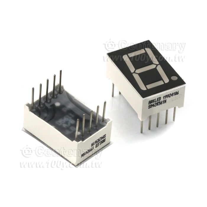 7-Segment LED 共陰 Green