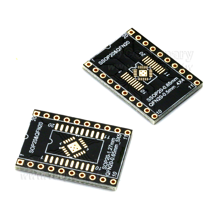 SOP20-1.27/QFN20-0.65/SSOP20-0.65/QFN20-0.5-DIP20 - 99533 Product Image