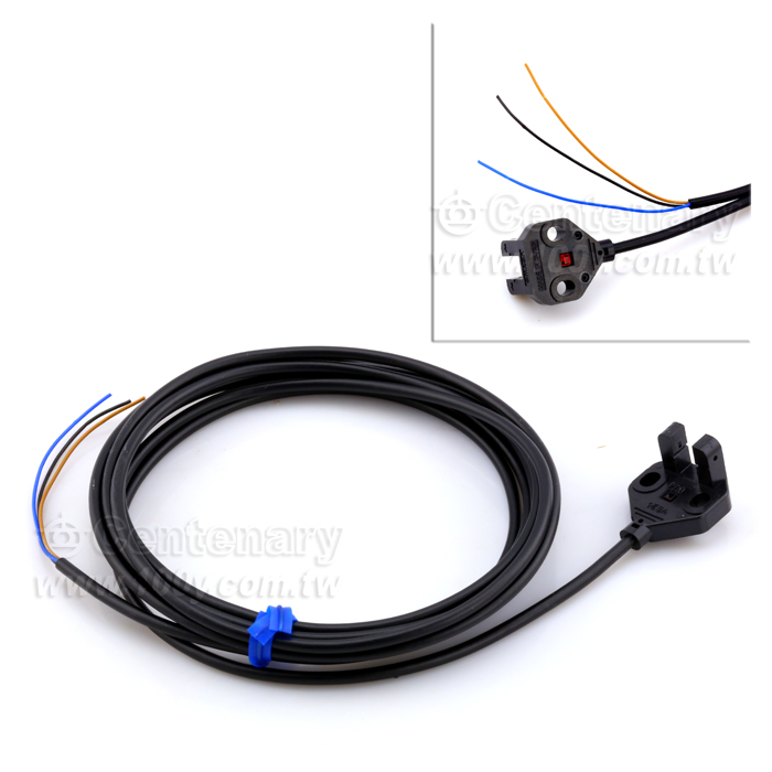 光電素子/L型/入光時亮燈/NPN輸出/線長2M - 99396 產品圖片