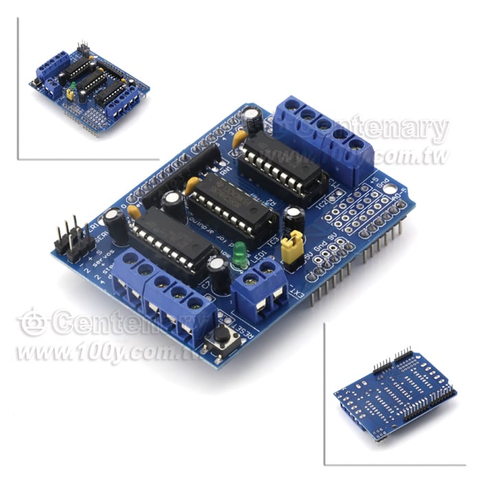 兼容Arduino 電機驅動擴展板 - 100697 產品圖片