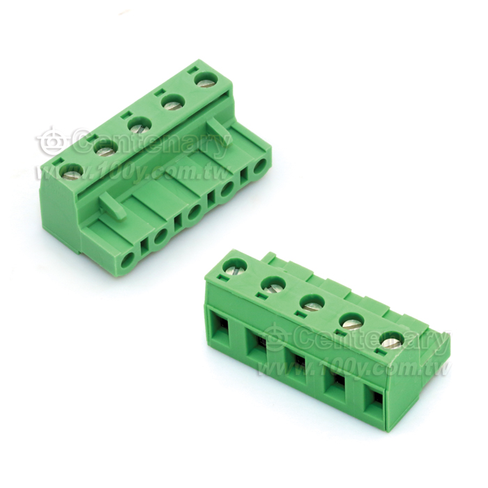 插拔式接線端子 5P 7.5mm 24-12 AWG - 100332 產品圖片