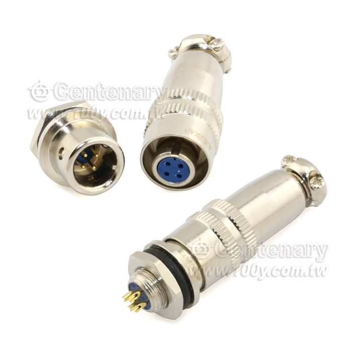 Push-pull Nickle Plated Circular Connector - 121188 Product Image
