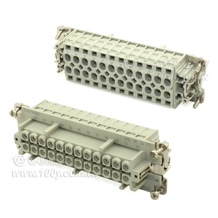Tension clamp connection Female connector (HDC-HE-24BZF) - 100615 Product Image