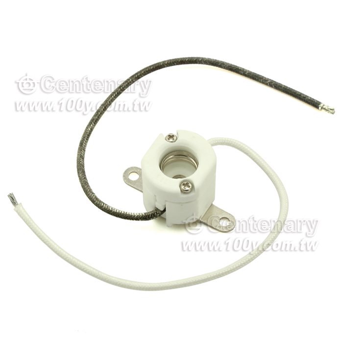 E11陶瓷燈座125V/5A 線長15cm - 100637 產品圖片