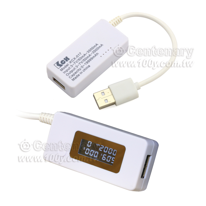 USB電流電壓檢測表(白色) - 102547 產品圖片