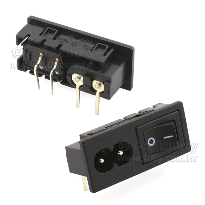 IEC C8+C6 AC Plug & Socket