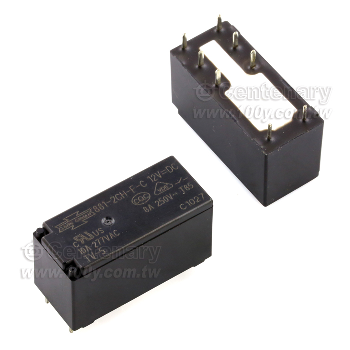 SONG CHUAN_PCB繼電器 12VDC DPDT - 102790 產品圖片