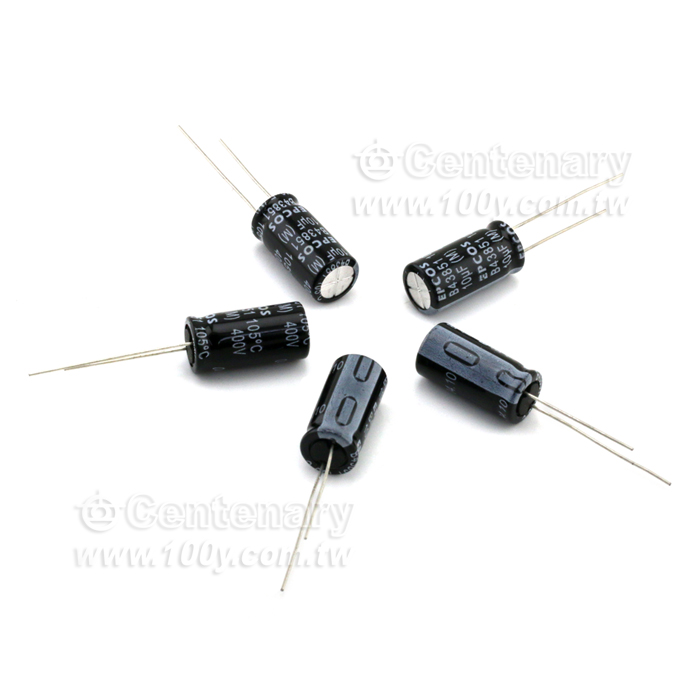 10uF/400V 10*20mm 105℃ - 101395 產品圖片