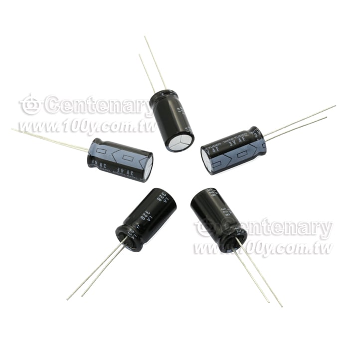 金電容 4F 3V ±20% 300 mOhm - 100792 產品圖片