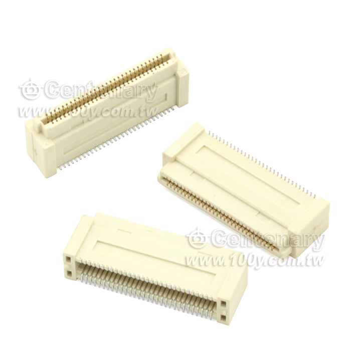 TE_FH系列 Connector Receptacle 0.8mm Pitch 2 Row 60P - 100682 Product Image
