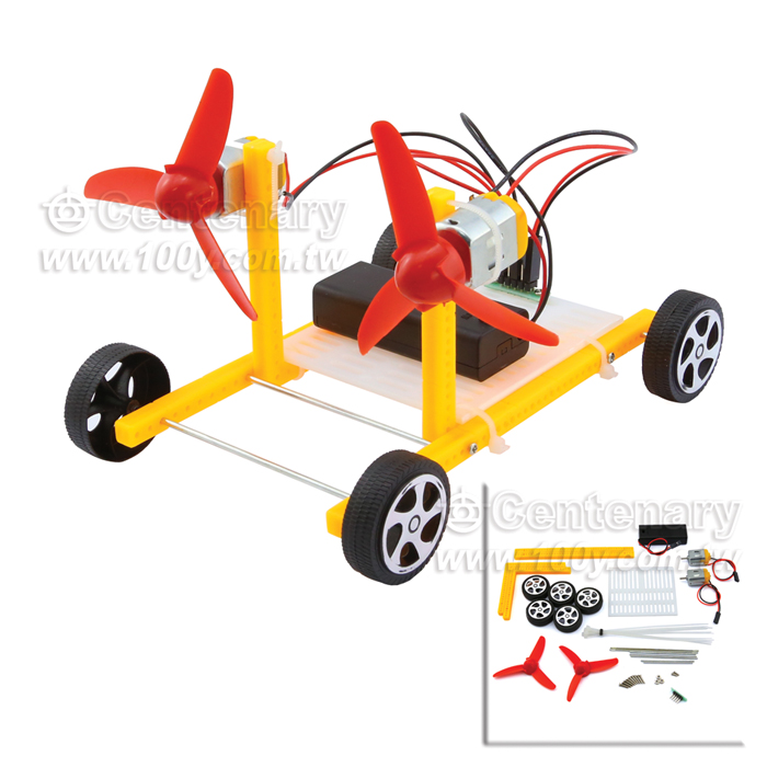 DIY玩具科技小製作風力小車 - 103735 產品圖片
