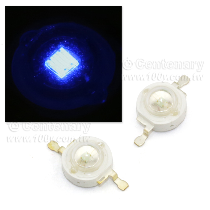 1W高功率藍光LED，25-50LM,光宏45mil芯片 - 100962 產品圖片