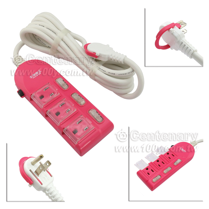 3P*3 AC Power Strip - 103535 Product Image