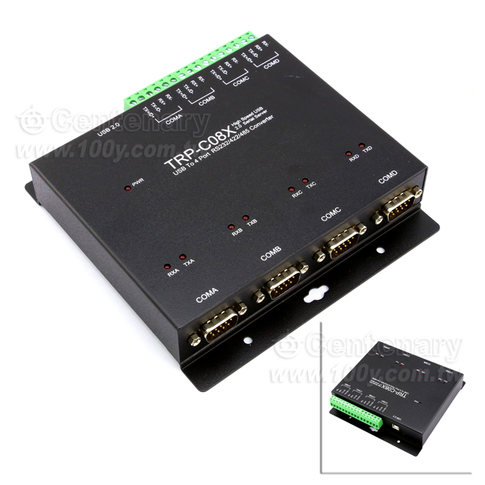 USB 轉 4埠 RS232/422/485 轉換器 - 104118 產品圖片