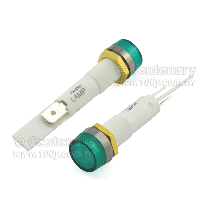 LED 125/250V GREEN - 104318 產品圖片