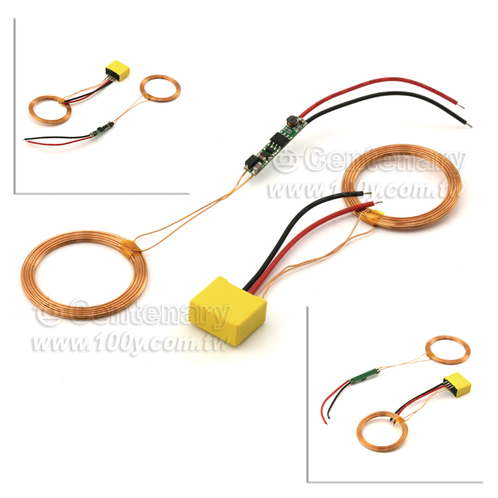 無線充電模組 黃殼小板 輸入12V接收5V - 104864 產品圖片