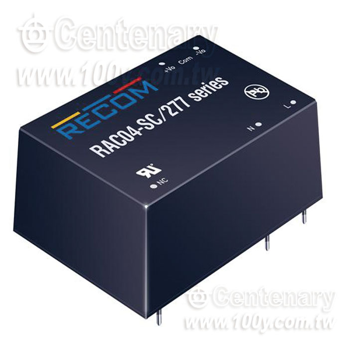 RECOM_4W 90-305VIN 12V THT - 104886 產品圖片