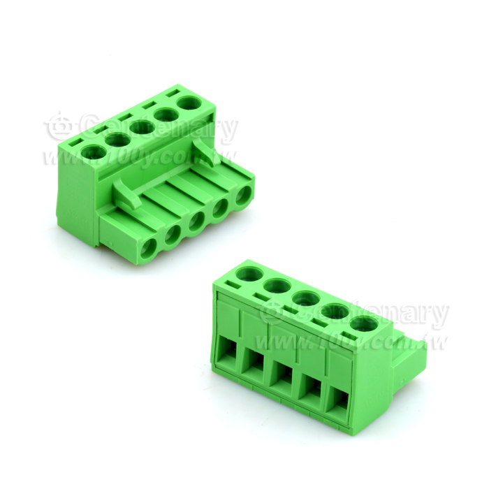 5P 母插頭 P:5.08mm - 112359 產品圖片