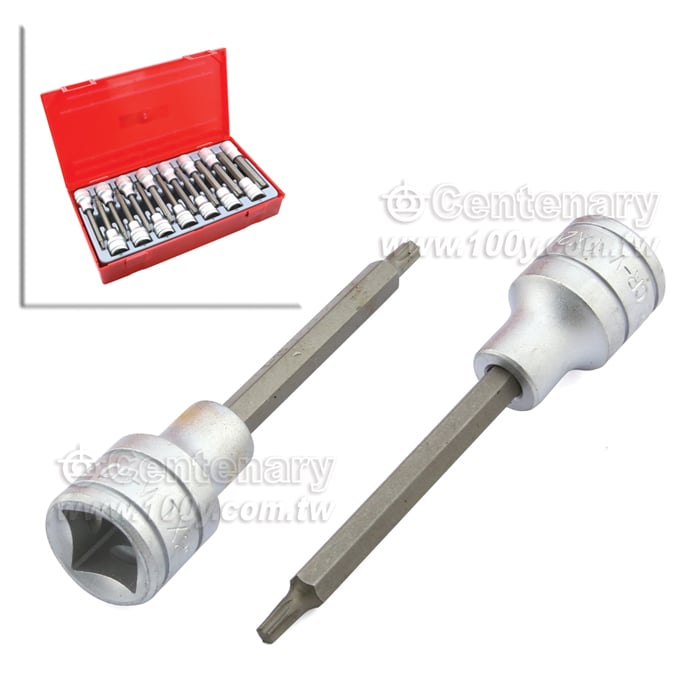 TENGTOOLS_1/2” drive hex & TX bit Socket Set - 105322 Product Image