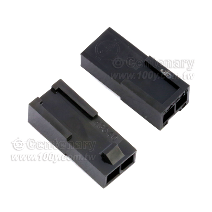 Micro-Fit 3.0/43640-2P-3.0mm-公插頭 無耳