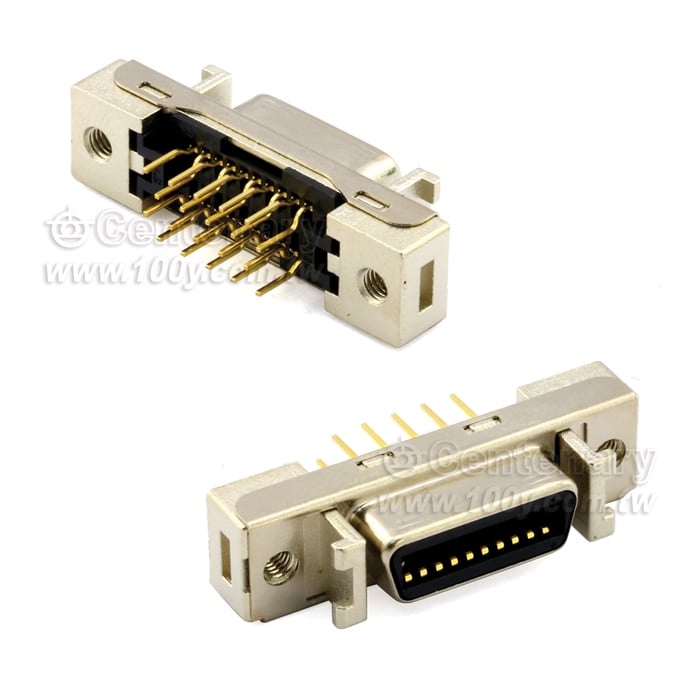 3M_MDR Boardmount Thru Hole Vertical Receptacle