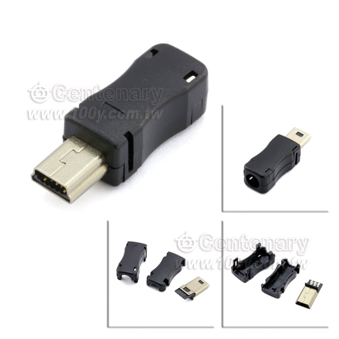 MINI 5P短款公頭USB連接器