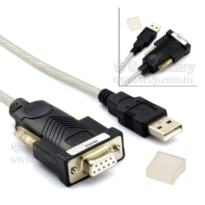 USB 2.0轉DB9母頭連接線-支持Win10 - 106300 產品圖片