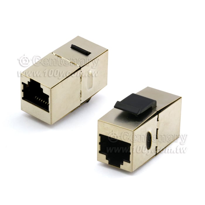 CAT6 六類屏蔽直通模塊轉換接頭 - 107747 產品圖片