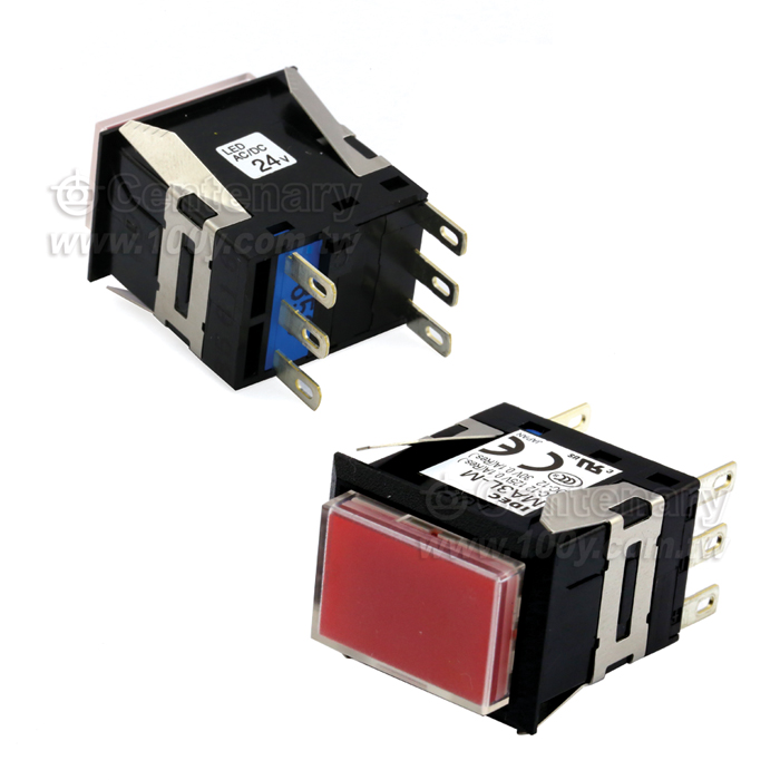 IDEC_長方形照光按鈕開關 瞬時型 SPDT - 107391 產品圖片