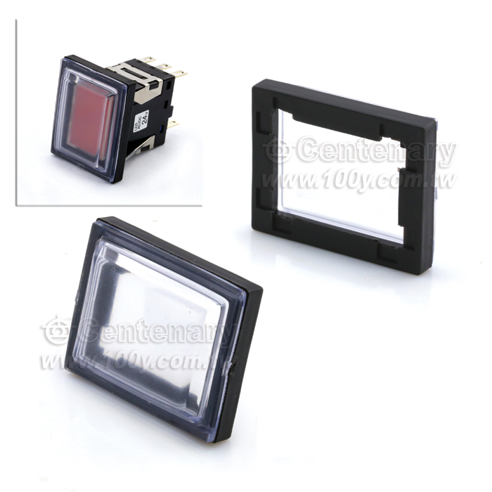 Rectangular Button Cover - 107393 Product Image