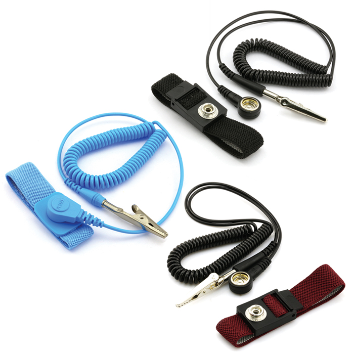 Coiled Leads and Elasticated Wrist Straps