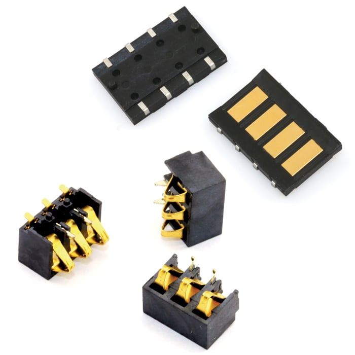 BATTERY CONTACTS FOR MOLDED CASES
