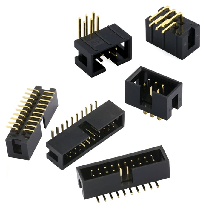 2.54 Center Low Profile Header For IDC Socket