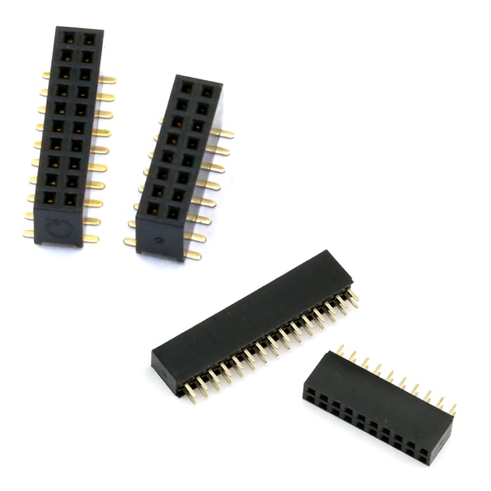 1.27mm 單/雙排-排針母座