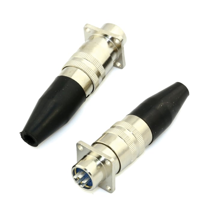 XS12 Series- Nickle Plated Industrial Circular Connectors